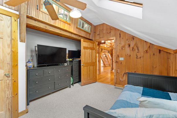 Bedroom, Interior, Wooden Walls