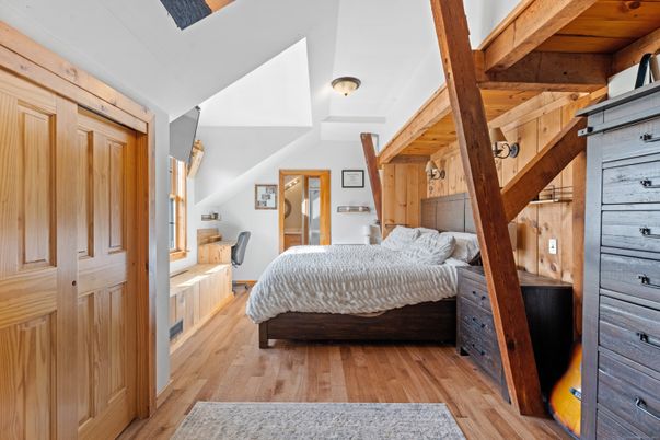 Bedroom, Interior, Wood Texture Flooring