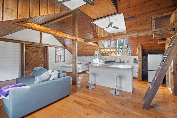 Interior, Kitchen, Living room, Wooden Beams, Wooden Ceilings, Wood Texture Flooring, Wooden Walls