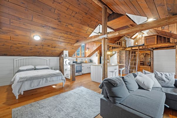 Bedroom, Interior, Kitchen, Wooden Ceilings, Wood Texture Flooring, Wooden Walls