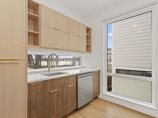 Interior, Kitchen, Wood Texture Flooring