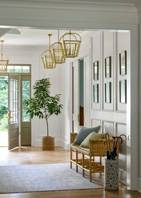 Interior, Pendant Lights, Wood Texture Flooring