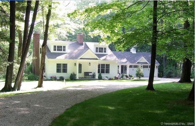 Attached, Backyard, Exterior, Facade, Cape Cod