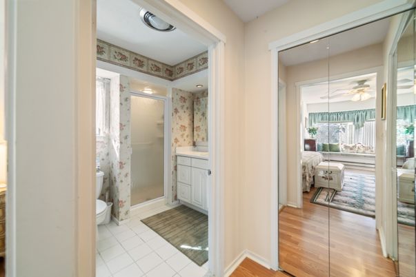 Bathroom, Bedroom, Interior, Recessed Lighting, Wood Texture Flooring