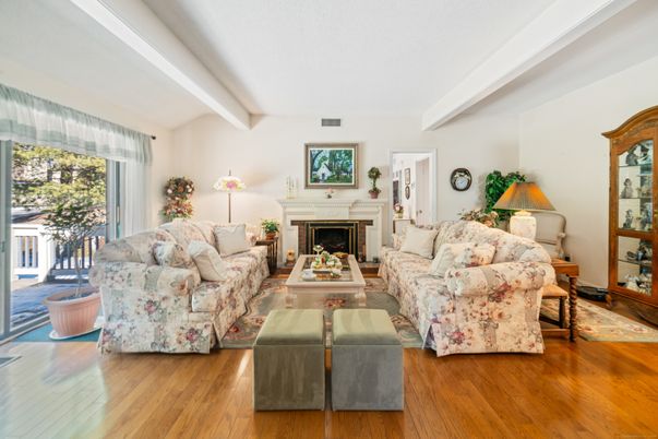 Fireplace, Interior, Living room, Wood Texture Flooring