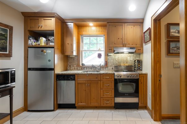 Interior, Kitchen, Recessed Lighting, Stainless Steel Appliances