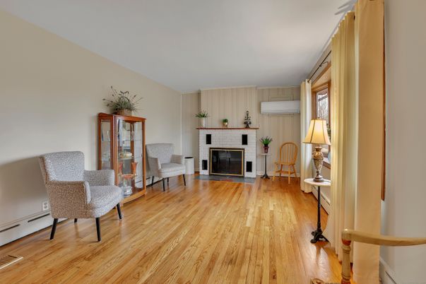 Fireplace, Interior, Wood Texture Flooring