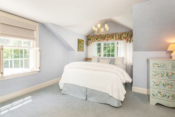 Bedroom, Chandelier, Interior