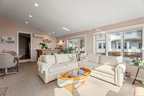 Interior, Living room, Recessed Lighting