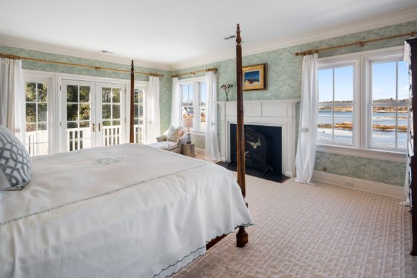 Bedroom, Fireplace, Interior, Water