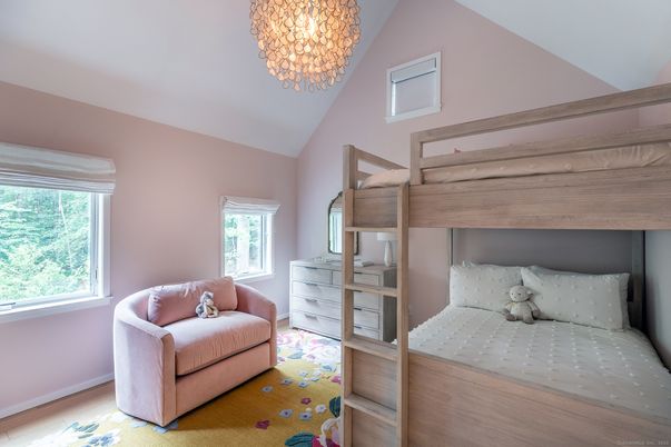 Bedroom, Chandelier, Interior