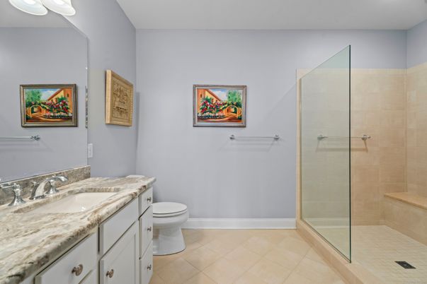 Bathroom, Glass Shower, Interior