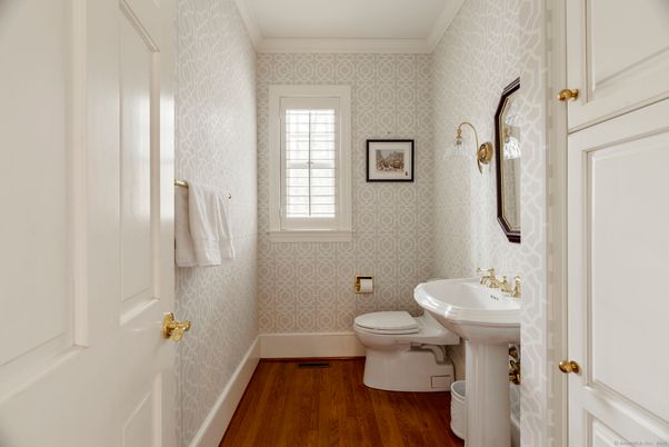 Bathroom, Interior, Wood Texture Flooring