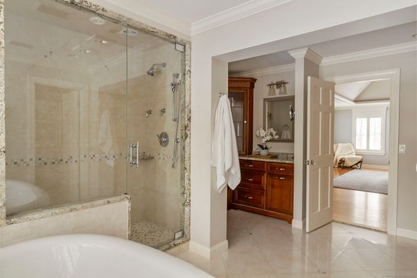 Bathroom, Glass Shower, Interior
