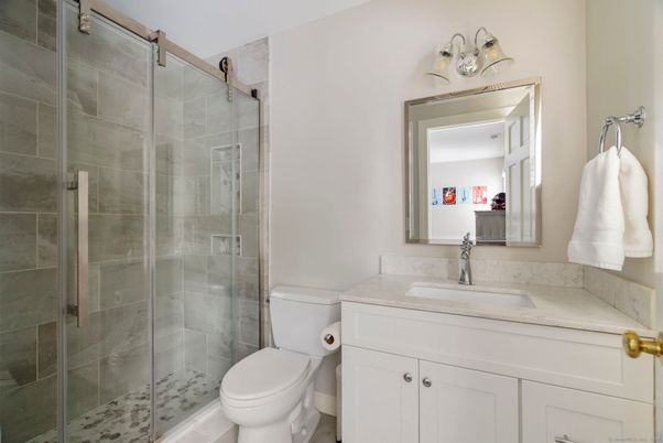 Bathroom, Glass Shower, Interior