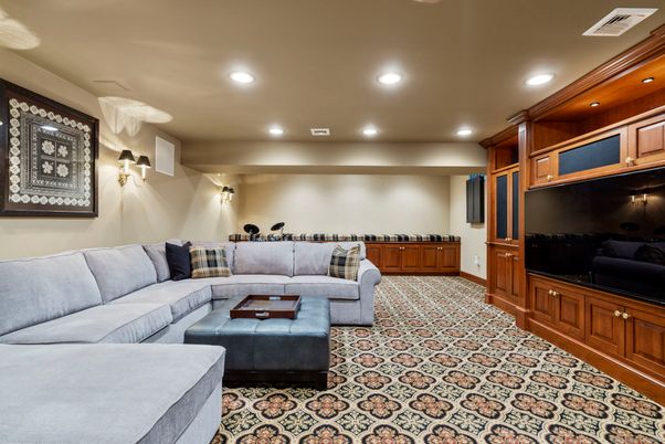 Interior, Living room, Recessed Lighting