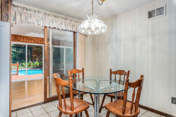Dining room, Interior, Pendant Lights