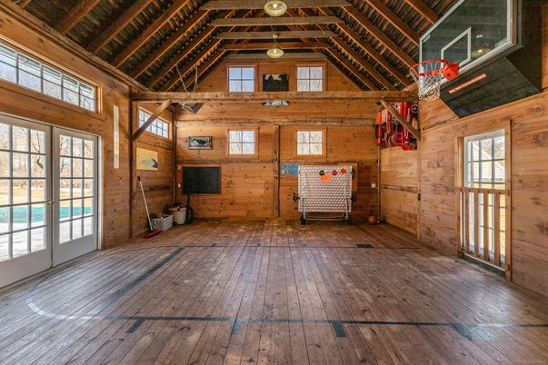 Empty room, Interior, Wooden Beams, Wooden Ceilings, Wood Texture Flooring, Wooden Walls