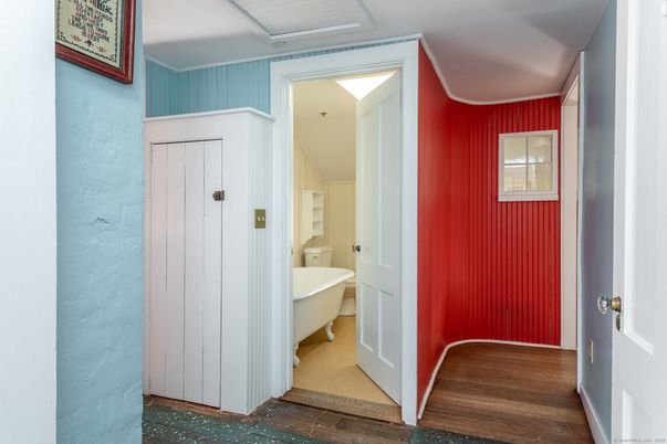 Bathroom, Free Standing Baths, Interior, Wood Texture Flooring