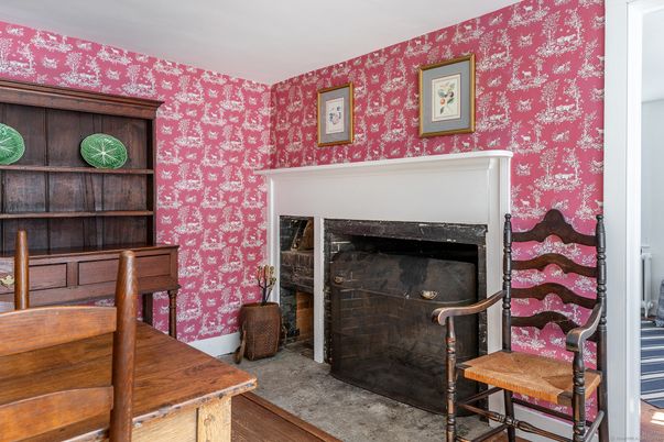 Fireplace, Interior, Wood Texture Flooring