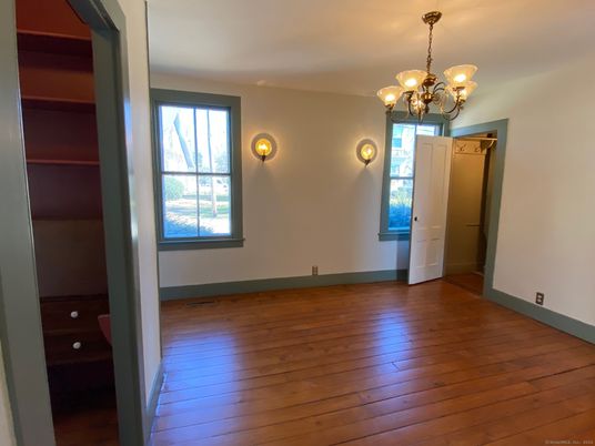 Chandelier, Empty room, Interior, Wood Texture Flooring