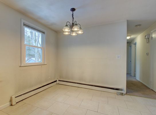 Chandelier, Empty room, Interior