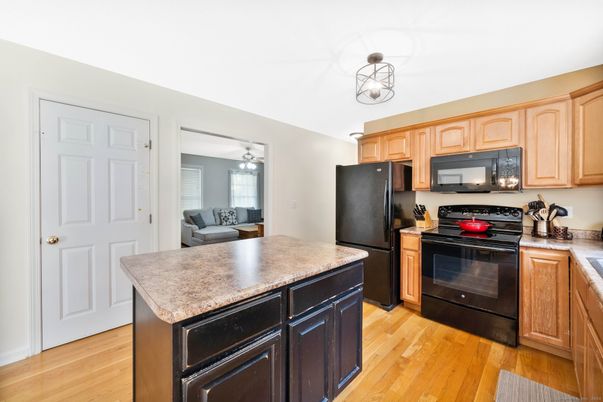 Interior, Kitchen, Wood Texture Flooring