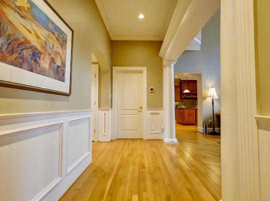 Interior, Recessed Lighting, Wood Texture Flooring