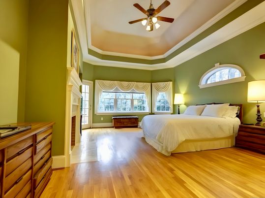 Bedroom, Interior, Wood Texture Flooring