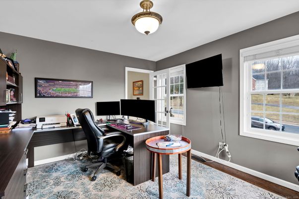 Home Office, Interior, Wood Texture Flooring