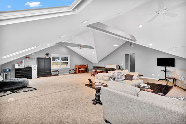 Interior, Living room, Recessed Lighting