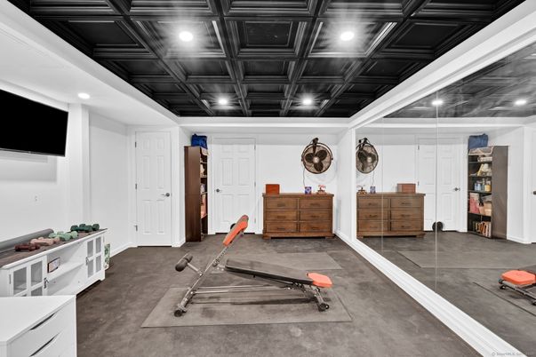 Fitness Equipment, Interior, Recessed Lighting
