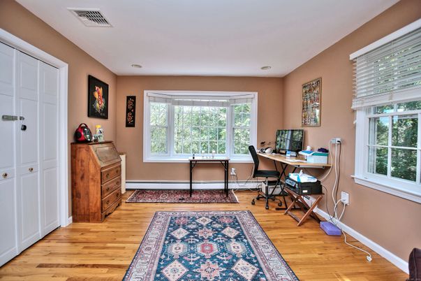 Home Office, Interior, Wood Texture Flooring