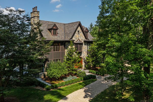 Exterior, Facade, Tudor Revival