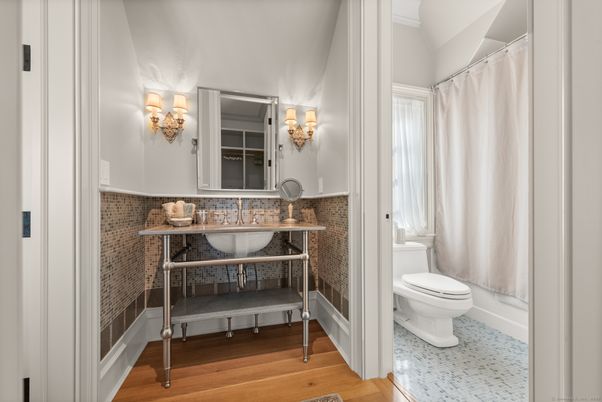Bathroom, Interior, Wood Texture Flooring