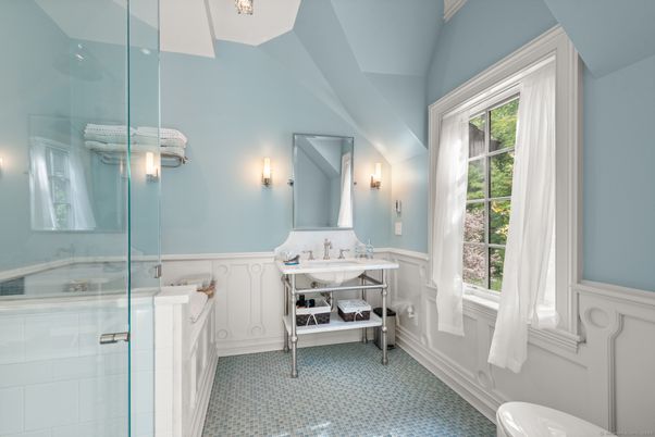 Bathroom, Glass Shower, Interior