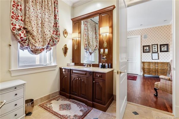 Bathroom, Interior, Wood Texture Flooring