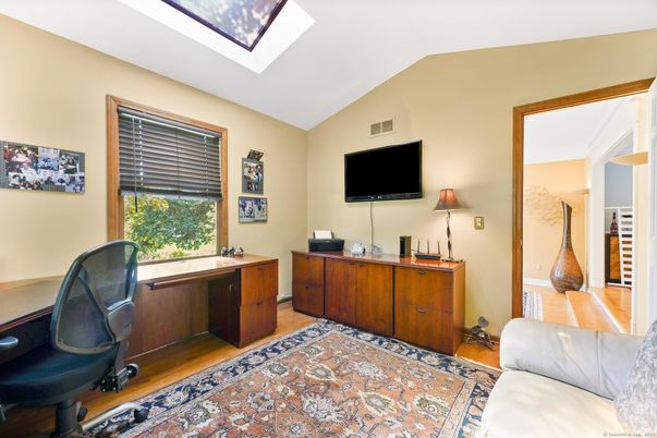 Home Office, Interior, Wood Texture Flooring