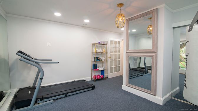 Fitness Equipment, Interior, Recessed Lighting