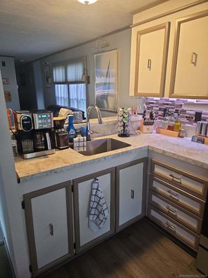 Interior, Kitchen, Wood Texture Flooring