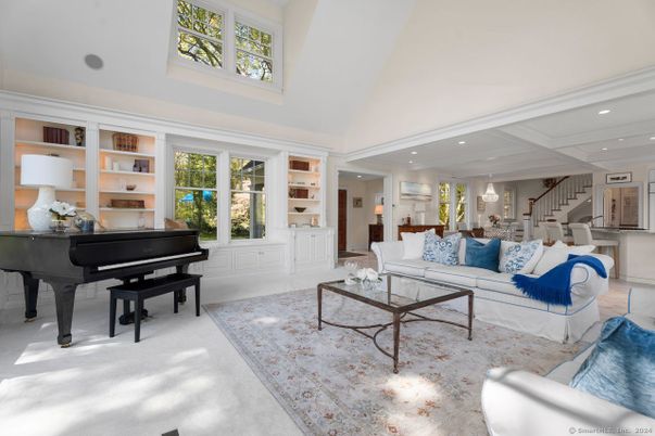 Interior, Living room, Piano, Recessed Lighting