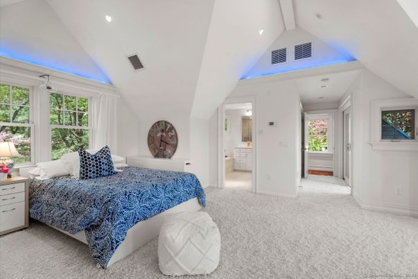 Bedroom, Interior, Recessed Lighting