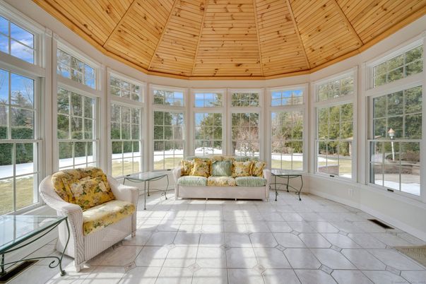 Interior, Sun Room, Wooden Ceilings
