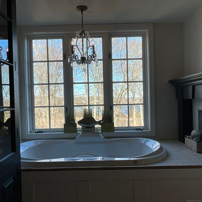 Bathroom, Chandelier, Interior