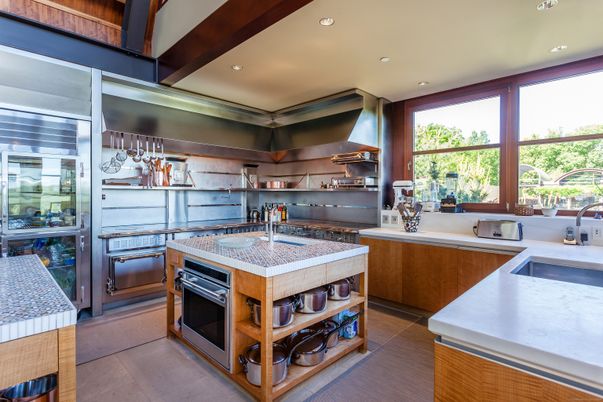 Interior, Kitchen, Recessed Lighting, Stainless Steel Appliances