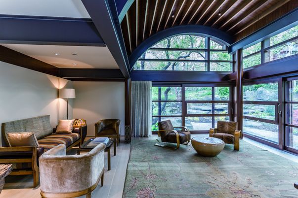 Interior, Living room, Recessed Lighting, Sun Room