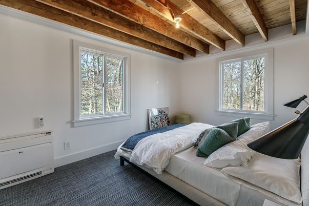 Bedroom, Interior, Wooden Beams, Wooden Ceilings