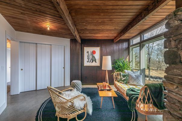Interior, Living room, Wooden Beams, Wooden Ceilings