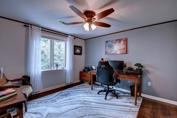 Home Office, Interior, Wood Texture Flooring