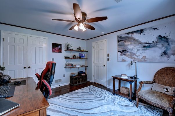 Home Office, Interior, Wood Texture Flooring